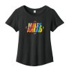 Allmade® Women’s Relaxed Tri-Blend Scoop Neck Tee - Image 3